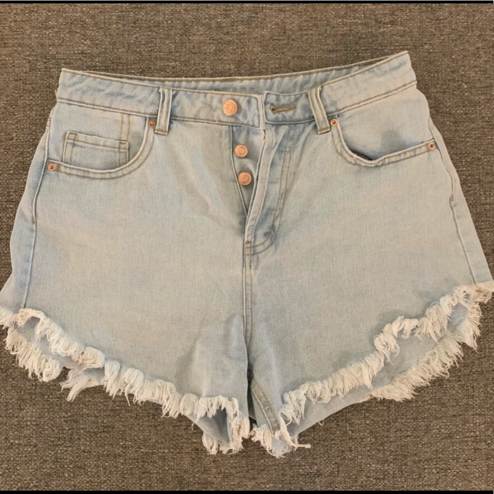 Wild fable high rise jean shorts